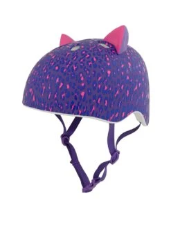 Krash Leopard Kitty Youth Cycle Helmet 54-58cms 8+ With Fit System