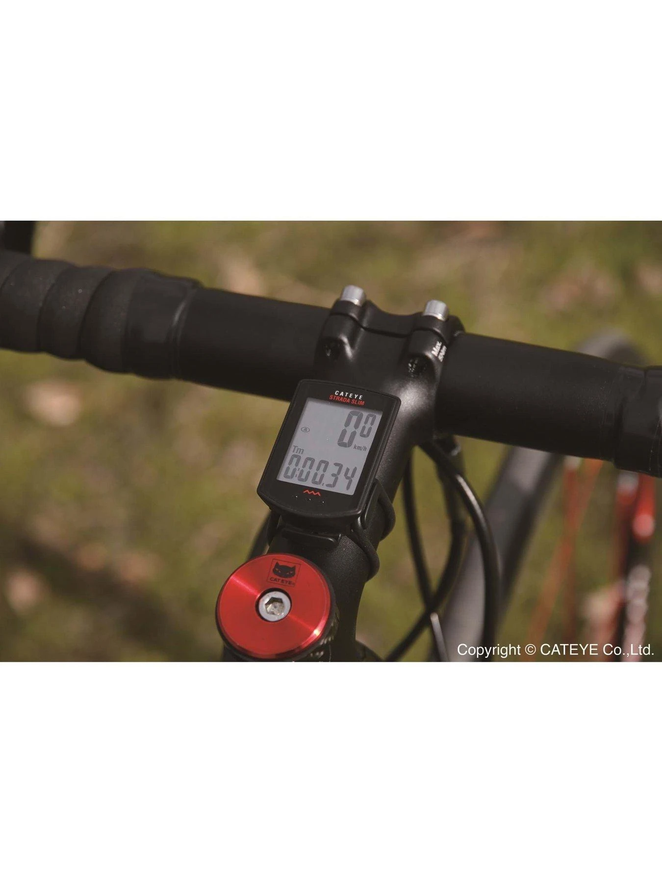 CATEYE Strada Slim Slimline Sensor Cycle Computer - Black 4 CATEYE Strada Slim Slimline Sensor Cycle Computer - Black - Image 4