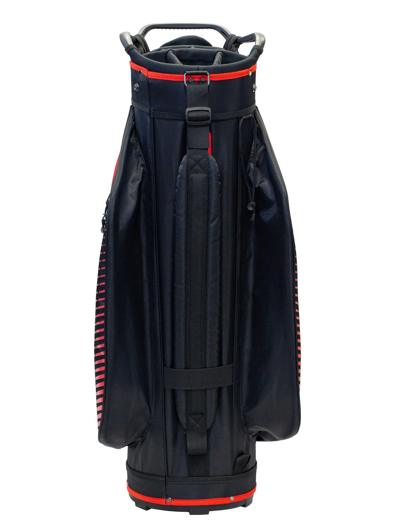 LONGRIDGE Deluxe Lite Cart Bag Black/Char/Red 5 LONGRIDGE Deluxe Lite Cart Bag Black/Char/Red - Image 5