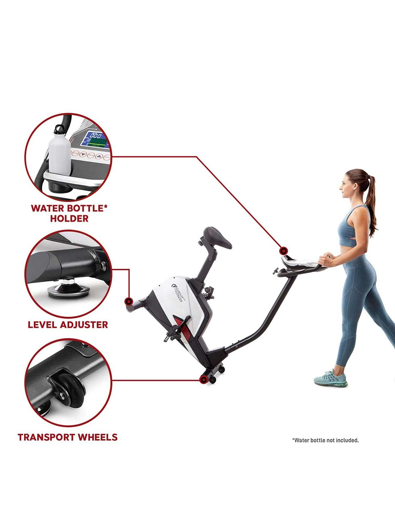 Circuit Fitness AMZ-594U Magnetic Upright Exercise Bike 5 Circuit Fitness AMZ-594U Magnetic Upright Exercise Bike - Image 5