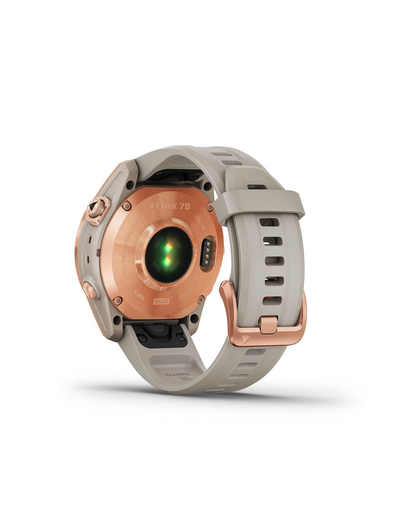 Garmin Fenix 7S Solar Multisport GPS Watch - Rose Gold With Light Sand Band 4 Garmin Fenix 7S Solar Multisport GPS Watch - Rose Gold With Light Sand Band - Image 4