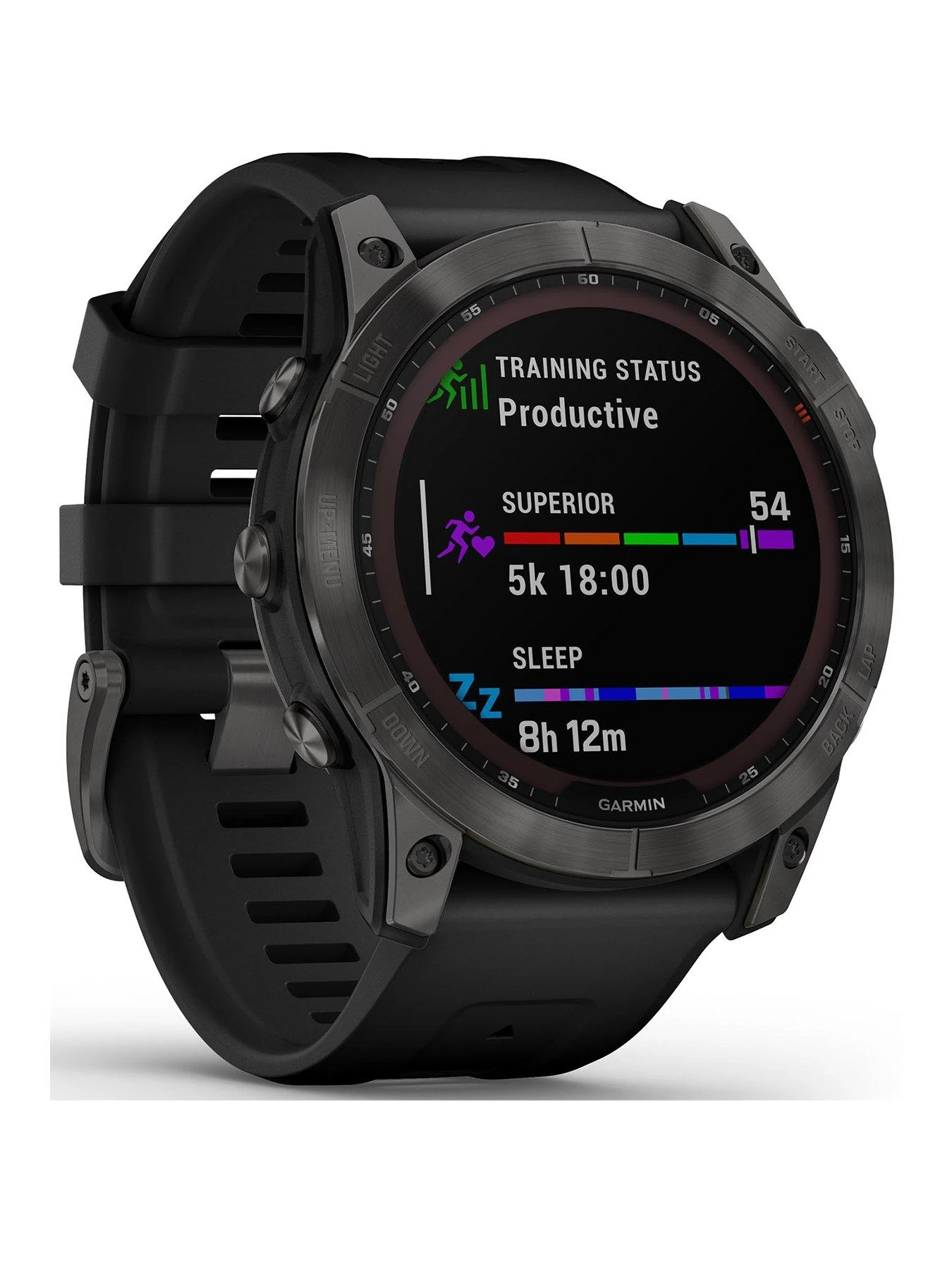 Garmin Fenix 7X Solar Multisport GPS Watch - Slate Grey With Black Band 1 Garmin Fenix 7X Solar Multisport GPS Watch - Slate Grey With Black Band