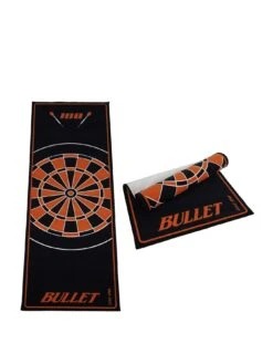 Bullet Non-Slip Tournament Dartboard Mat For Home Practice - Red
