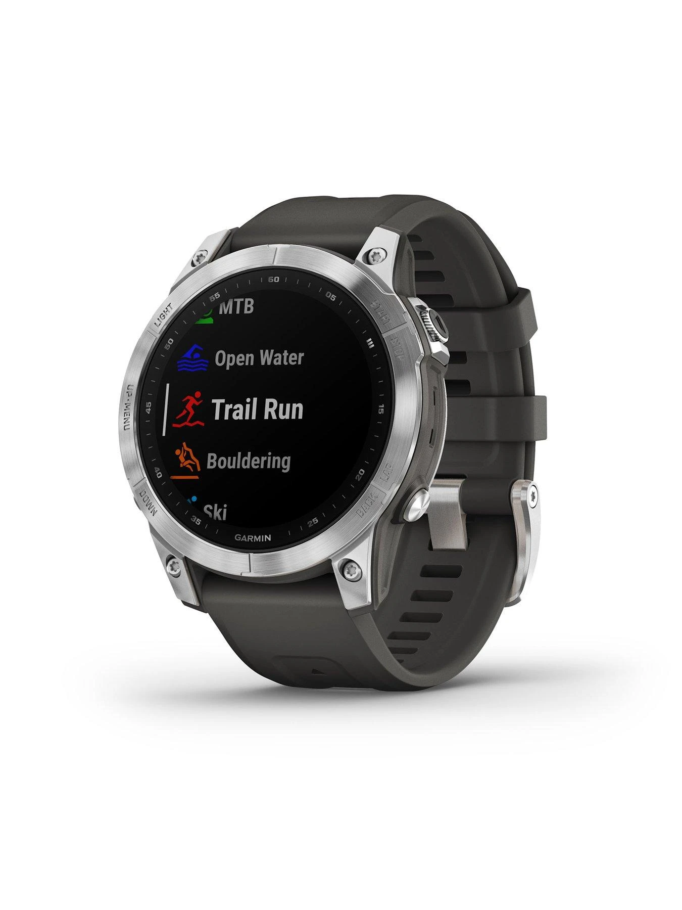 Garmin Fenix 7 Multisport GPS Watch - Silver With Graphite Band 7 Garmin Fenix 7 Multisport GPS Watch - Silver With Graphite Band - Image 7