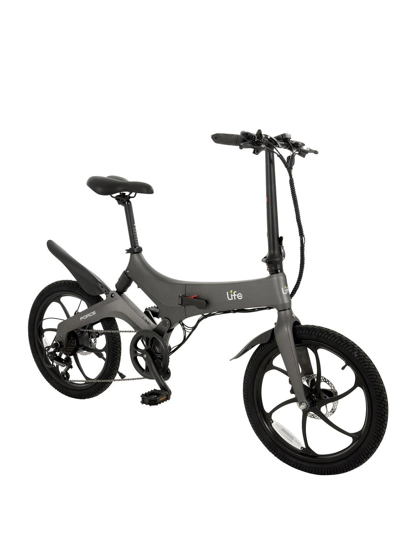 Li-Fe FORCE- Folding Ebike- Matt Grey 1 Li-Fe FORCE- Folding Ebike- Matt Grey