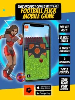 Football Flick Hero Mini Skills Trainer - Aged 3-7 Years -APPLE || PURE2IMPROVE || Sonik Sales Store URTUC SQ7 0000000099 N A DGy