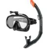 Osprey Adult Mask And Snorkel Set With Camera Mount - Black