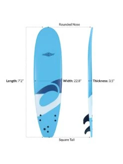 Osprey Logo Foamie Surfboard 7ft 2 13 Osprey Logo Foamie Surfboard 7ft 2 -APPLE || PURE2IMPROVE || Sonik Sales Store UV97Z SQ7 0000000020 BLUE DGy