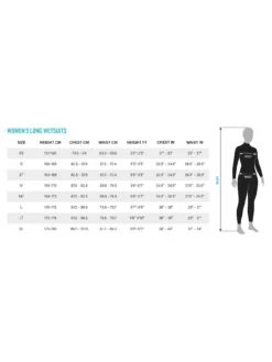Osprey Womens Origin Full Length Wetsuit 5mm - Black -APPLE || PURE2IMPROVE || Sonik Sales Store UYBJQ SQ7 0000000004 BLACK SLd4