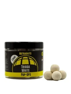 Nutrabait Pop Ups - Trigga Whites - 15mm Bait