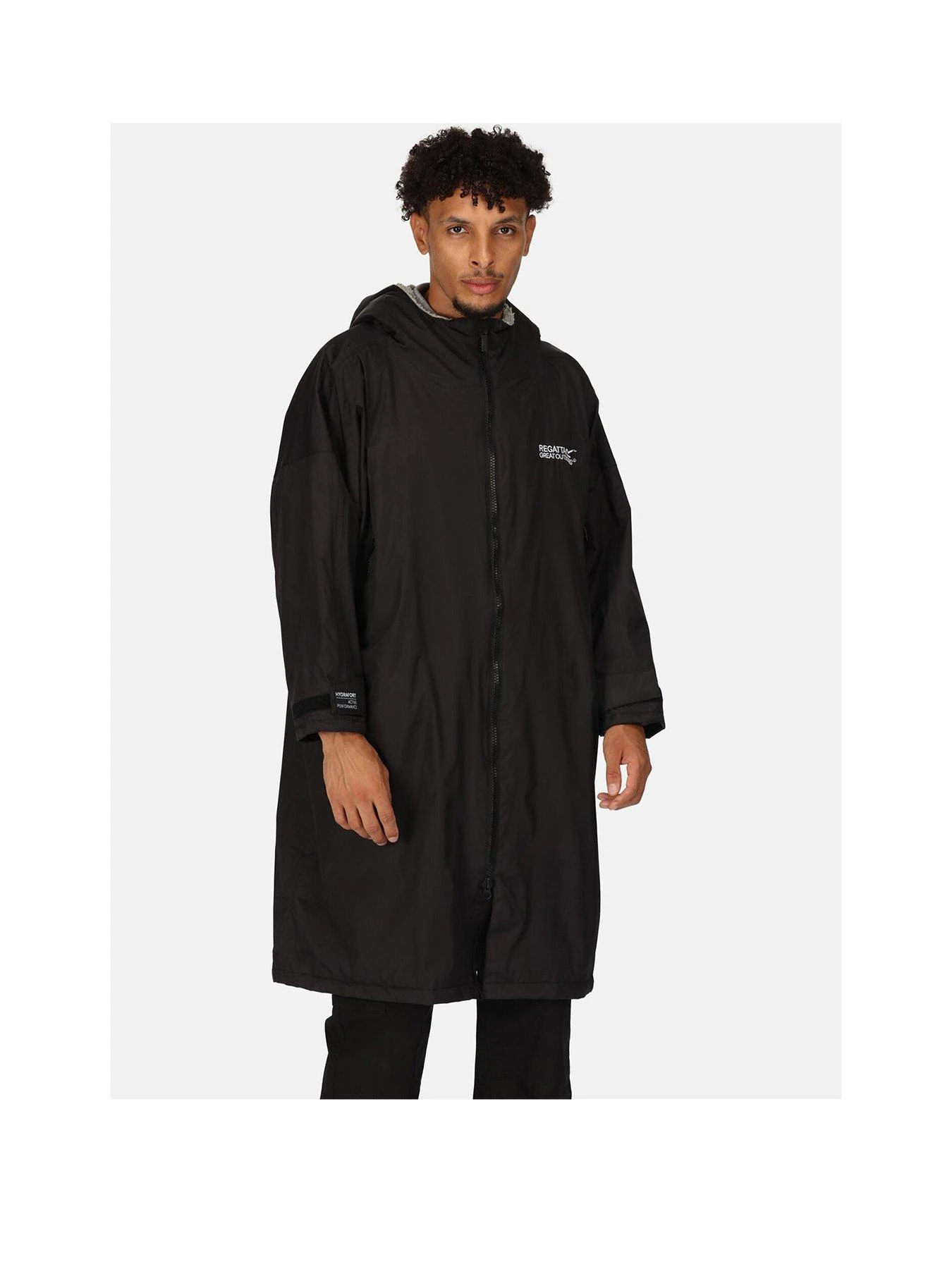Regatta Adult Waterproof Changing Robe - Black 1 Regatta Adult Waterproof Changing Robe - Black
