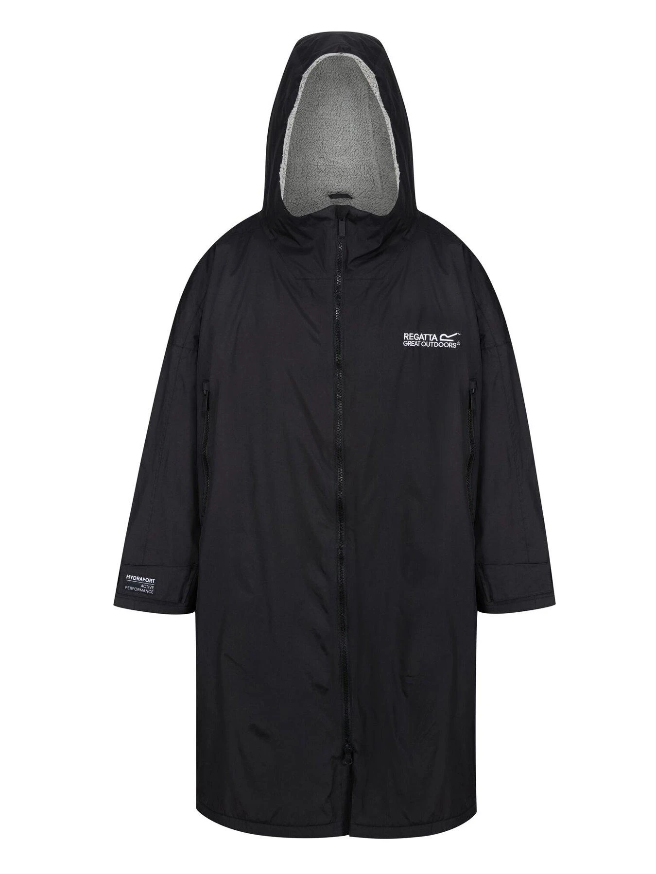 Regatta Adult Waterproof Changing Robe - Black 4 Regatta Adult Waterproof Changing Robe - Black - Image 4
