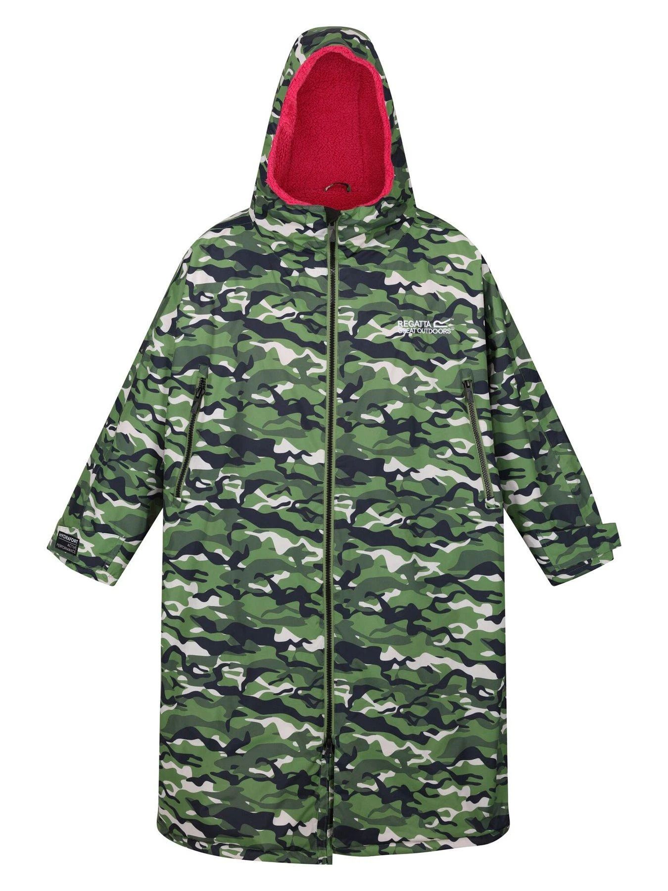Regatta Adult Waterproof Changing Robe - Camo 4 Regatta Adult Waterproof Changing Robe - Camo - Image 4