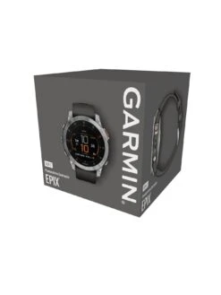 Garmin Epix Premium Active Smartwatch - Slate And Stainless Steel With Black Silicone Band -APPLE || PURE2IMPROVE || Sonik Sales Store V5JA7 SQ7 0000000088 NO COLOR SLd3