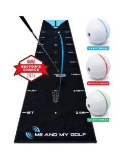 Me And My Golf Breaking Ball Putting Mat (11FT)