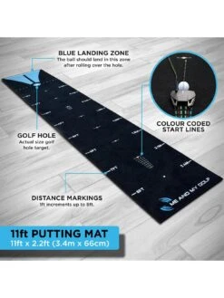 Me And My Golf Breaking Ball Putting Mat (11FT) -APPLE || PURE2IMPROVE || Sonik Sales Store V6ZLZ SQ3 0000000099 N A SLd