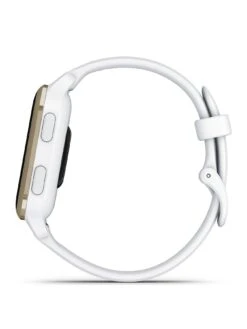 Garmin Venu Sq 2 Smartwatch - White/Cream Gold, WW -APPLE || PURE2IMPROVE || Sonik Sales Store V8BKX SQ3 0000000013 WHITE SLa