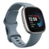 Fitbit Versa 4 Fitness Smartwatch - Built-in GPS, 6-day Battery Life, Android & IOS Compatible - Waterfall Blue/Platinum Aluminium