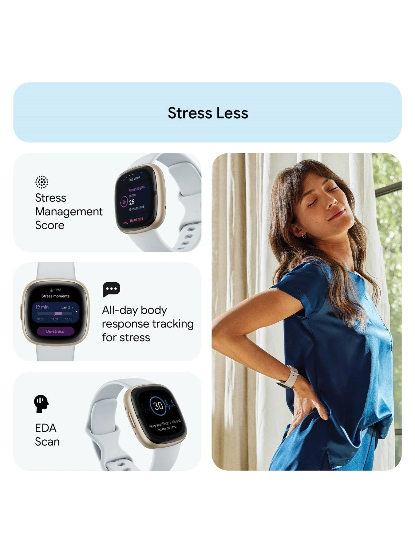 Fitbit Sense 2, Health And Fitness Smartwatch 4 Fitbit Sense 2, Health And Fitness Smartwatch - Image 4