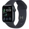 Apple Watch SE (GPS, 2022), 40mm Midnight Aluminium Case With Midnight Sport Band