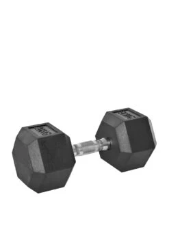 Homcom 20KG Single Rubber Hex Dumbbell 