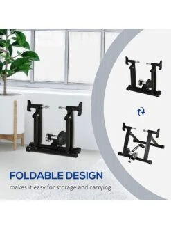 Homcom Stationary Black Indoor Exercise Bike 8 Speed Magnetic Resistance Bicycle Trainer -APPLE || PURE2IMPROVE || Sonik Sales Store VAOFB SQ6 0000000088 NO COLOR SLd3