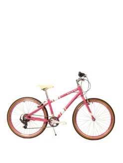 Raleigh Pop 24 Inch/13 Inch 7 Speed Alloy Children's Bike Cherry