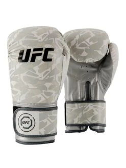 UFC Octagon Camo Boxing Gloves White (8/10/12/14/16oz)