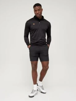 Ellesse Golf Rolbi 1/4 Zip - Black -APPLE || PURE2IMPROVE || Sonik Sales Store VE8HX SQ3 0000000004 BLACK MDo
