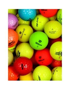 24 Mixed Colour Golf Balls Grade A