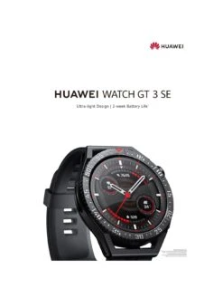Huawei Watch GT3 SE Black -APPLE || PURE2IMPROVE || Sonik Sales Store VGGIV SQ7 0000000004 BLACK SLd3