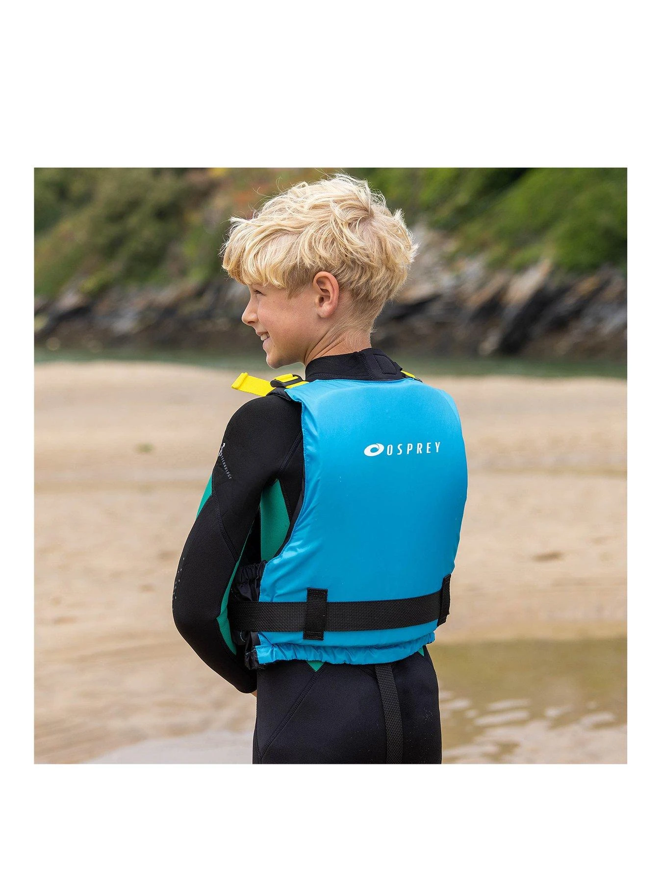 Junior Buoyancy Aid 50N - Blue 2 Junior Buoyancy Aid 50N - Blue - Image 2