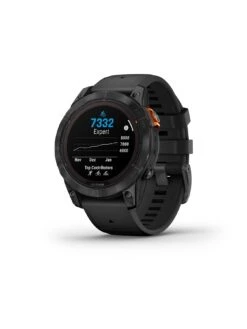 Garmin Fenix 7 Pro - Slate Grey Stainless Steel, Black Band -APPLE || PURE2IMPROVE || Sonik Sales Store VKYO5 SQ7 0000000004 BLACK SLd3