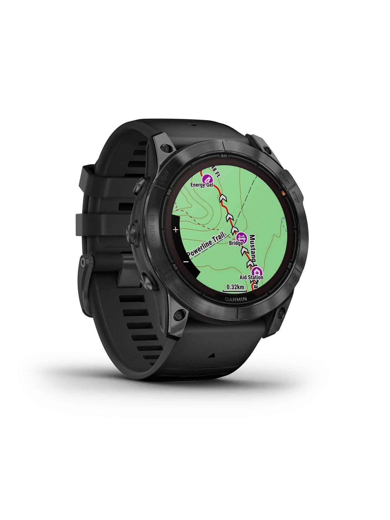 Garmin Fenix 7X Pro Solar - Slate Grey Stainless Steel, Black Band 5 Garmin Fenix 7X Pro Solar - Slate Grey Stainless Steel, Black Band - Image 5