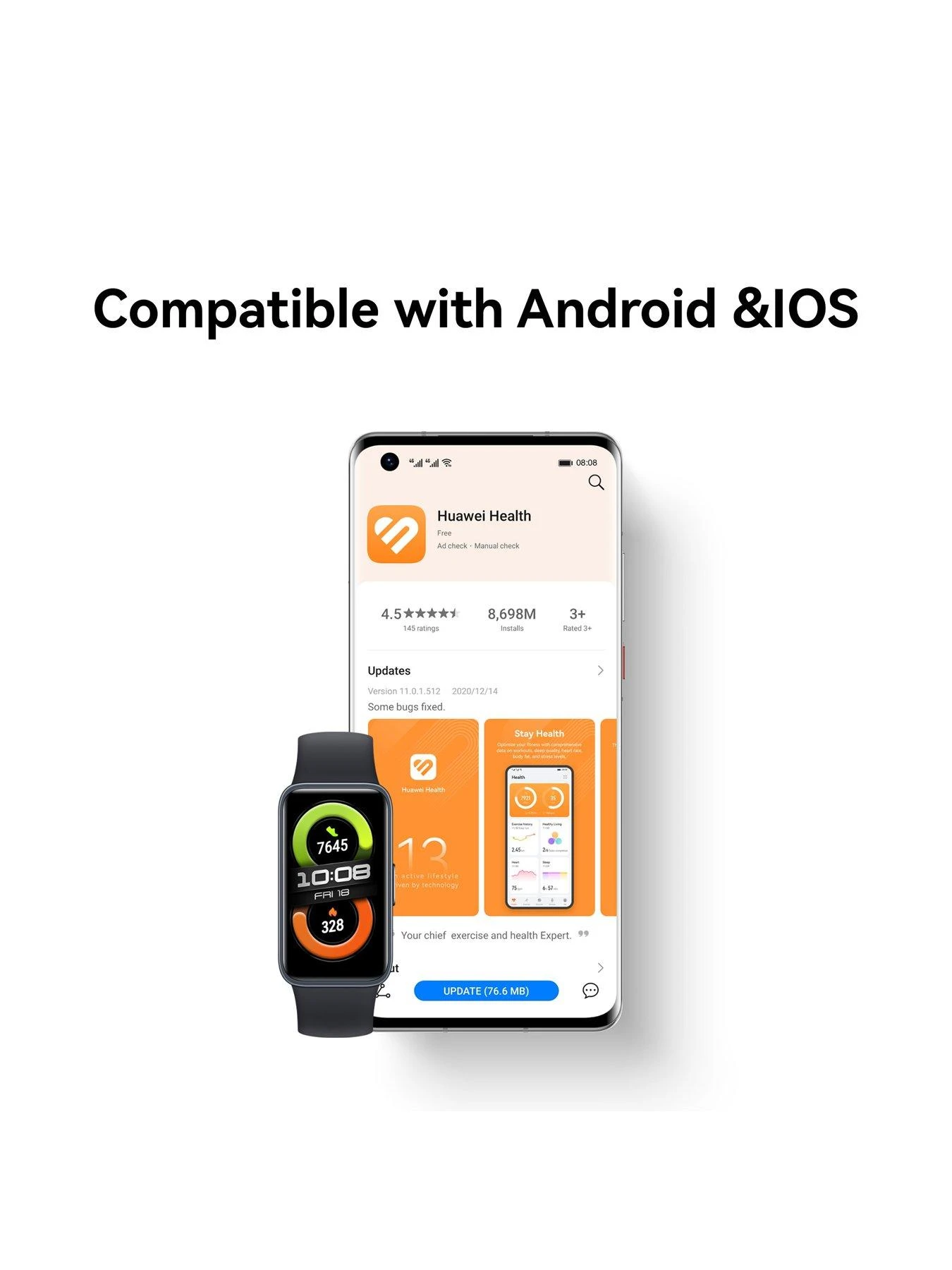 Huawei Band 8 Black 7 Huawei Band 8 Black - Image 7