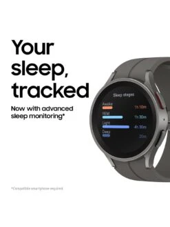 Samsung Galaxy Watch 5 Pro 45mm (GPS) - Grey Titanium -APPLE || PURE2IMPROVE || Sonik Sales Store VMRM9 SQ6 0000000005 GREY SLd2