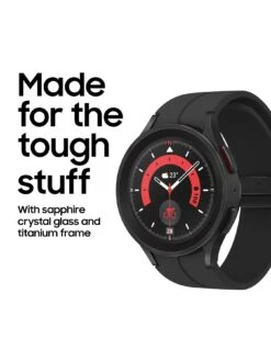 Samsung Galaxy Watch 5 Pro 45mm (GPS) - Black Titanium -APPLE || PURE2IMPROVE || Sonik Sales Store VMRMF SQ5 0000000004 BLACK SLd1