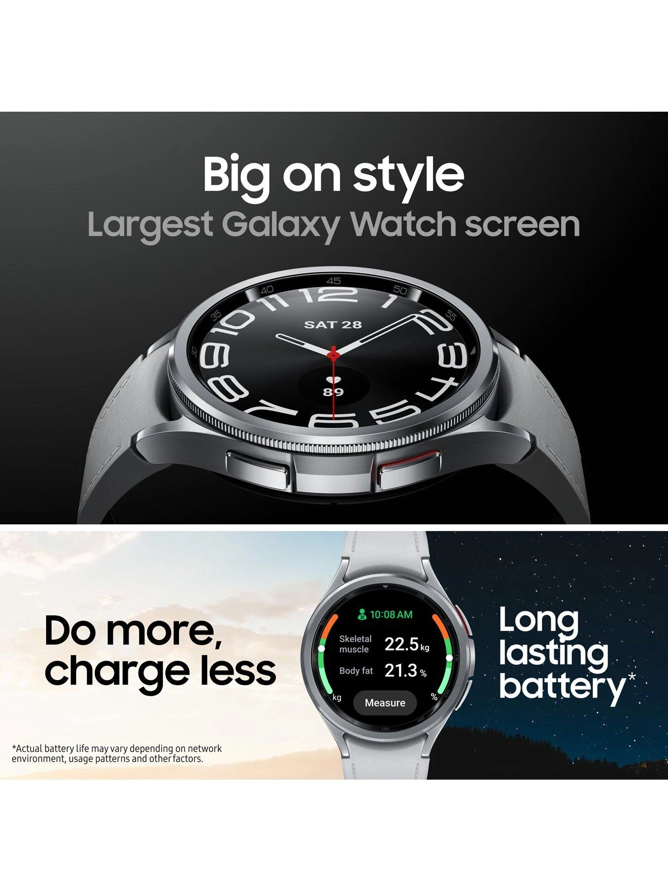 Samsung Galaxy Watch 6 Classic 4G 47mm (GPS) - Silver 6 Samsung Galaxy Watch 6 Classic 4G 47mm (GPS) - Silver - Image 6