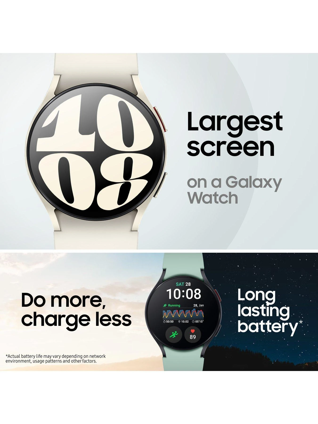 Samsung Galaxy Watch 6 44mm (GPS) - Silver 6 Samsung Galaxy Watch 6 44mm (GPS) - Silver - Image 6