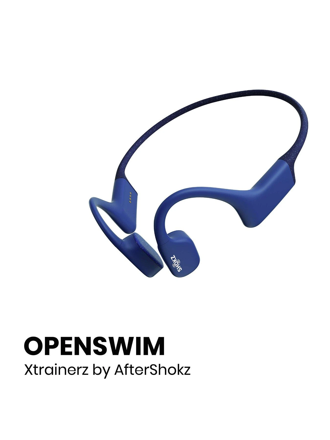 Shokz OpenSwim Blue Waterproof Bone Conduction MP3 Headphones 2 Shokz OpenSwim Blue Waterproof Bone Conduction MP3 Headphones - Image 2