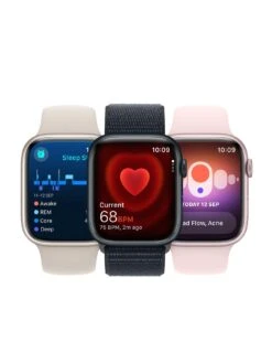 Apple Watch Series 9 (GPS + Cellular), 41mm Pink Aluminium Case With Light Pink Sport Band - S/M -APPLE || PURE2IMPROVE || Sonik Sales Store VPWDZ SQ5 0000000063 PINK SLd1