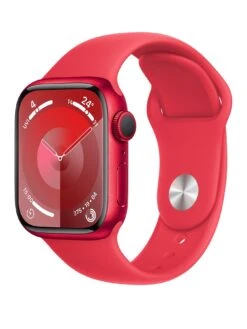 Apple Watch Series 9 (GPS), 41mm (PRODUCT)RED Aluminium Case With (PRODUCT)RED Sport Band