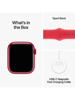 Apple Watch Series 9 (GPS), 41mm (PRODUCT)RED Aluminium Case With (PRODUCT)RED Sport Band -APPLE || PURE2IMPROVE || Sonik Sales Store VPWZP SQ7 0000000017 RED SLd3