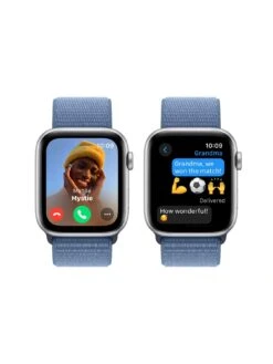 Apple Watch SE (GPS, 2023), 44mm Silver Aluminium Case With Winter Blue Sport Loop -APPLE || PURE2IMPROVE || Sonik Sales Store VPYTN SQ4 0000000020 BLUE SLd