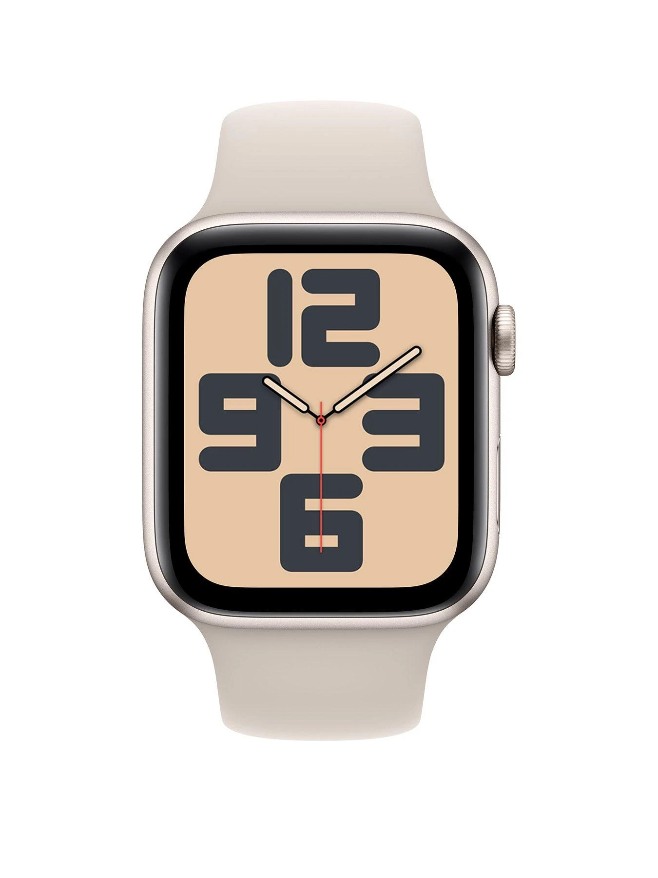 Apple Watch SE (GPS + Cellular, 2023) 44mm Starlight Aluminium Case With Starlight Sport Band 2 Apple Watch SE (GPS + Cellular, 2023) 44mm Starlight Aluminium Case With Starlight Sport Band - Image 2