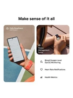 Fitbit Charge 6 - Coral Band / Champagne Gold Aluminum Case 11 Fitbit Charge 6 - Coral Band / Champagne Gold Aluminum Case -APPLE || PURE2IMPROVE || Sonik Sales Store VQQBF SQ4 0000000054 CORAL SLd