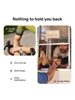 Fitbit Charge 6 - Porcelain Band / Silver Aluminum Case -APPLE || PURE2IMPROVE || Sonik Sales Store VQQBG SQ5 0000001475 PORCELAIN SLd1