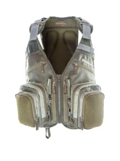 Snowbee Fly Fishing Vest Waistcoat - 2-Tone Sage Green