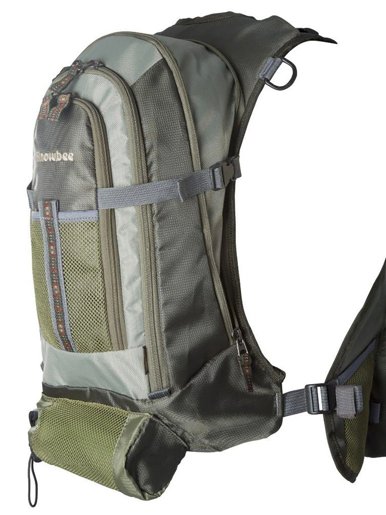 Snowbee Fly Fishing Vest Waistcoat - 2-Tone Sage Green 3 Snowbee Fly Fishing Vest Waistcoat - 2-Tone Sage Green - Image 3